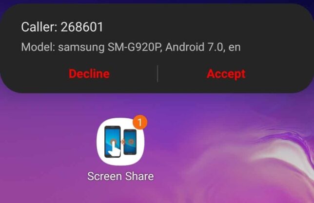 Screen share app 