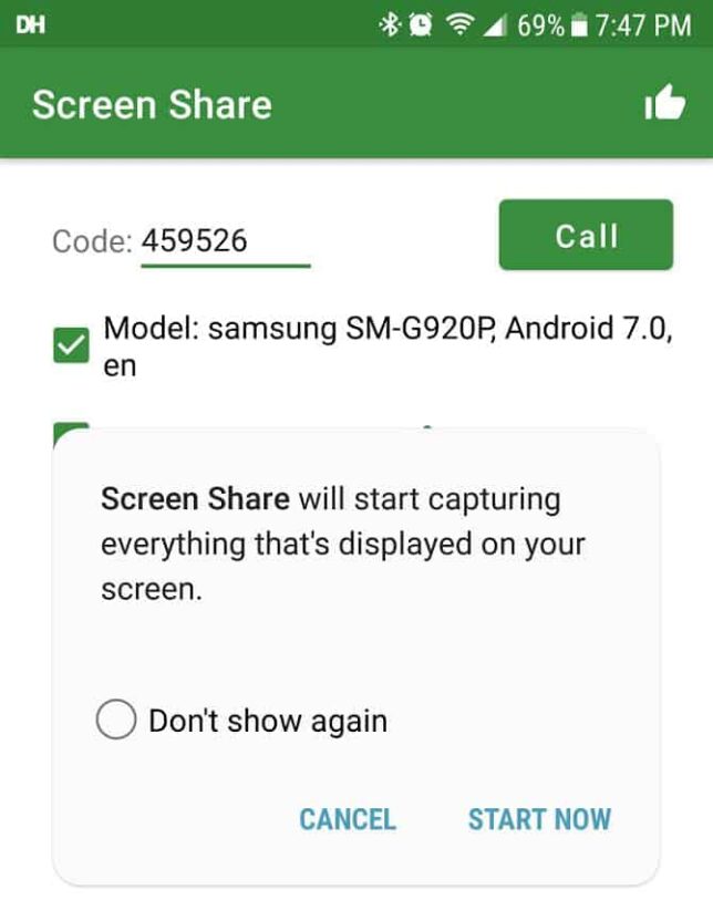 screen share app 