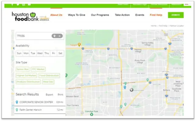 How To Find Houston Food pantries